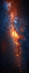 Fototapeta premium Dark Cosmos Stars Amidst the Shadows