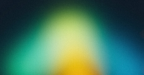 Grainy color gradient backgroundorang green orange blue black noise textured glowing vibrant cover header poster design