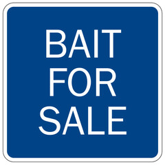 Fishing sign bait for sale
