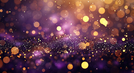 Fototapeta na wymiar Golden and purple background