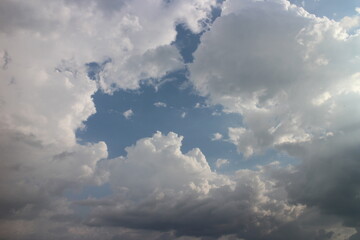 blue sky with clouds