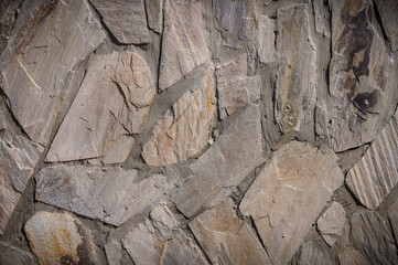 Wall of stones as a texture for background 7