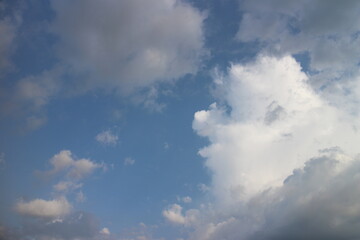 blue sky with clouds