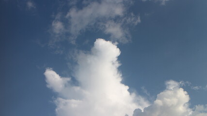 blue sky with cloud