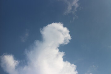 blue sky with cloud