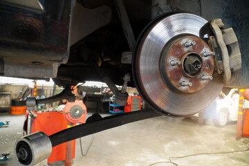 Car disc brake system,Maintenance of vehicle braking system at a service station