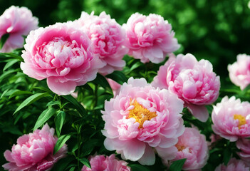 'peonies big Many garden pink Background Flower Woman Tree Grass Light Garden Green Women Pink Colorful Gardening Day Botany Weather Air Species Peony Mother's day Petals Florist Stamens Breeding'
