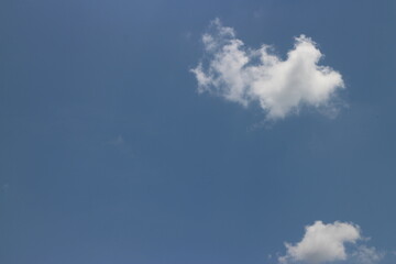 blue sky panorama background with tiny clouds