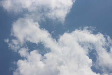 blue sky panorama background with tiny clouds