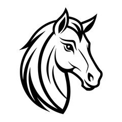 horse head silhouette