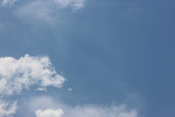 Fototapeta na wymiar Blue sky and clouds background.