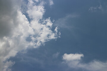 Fototapeta na wymiar The blue sky and clouds sky