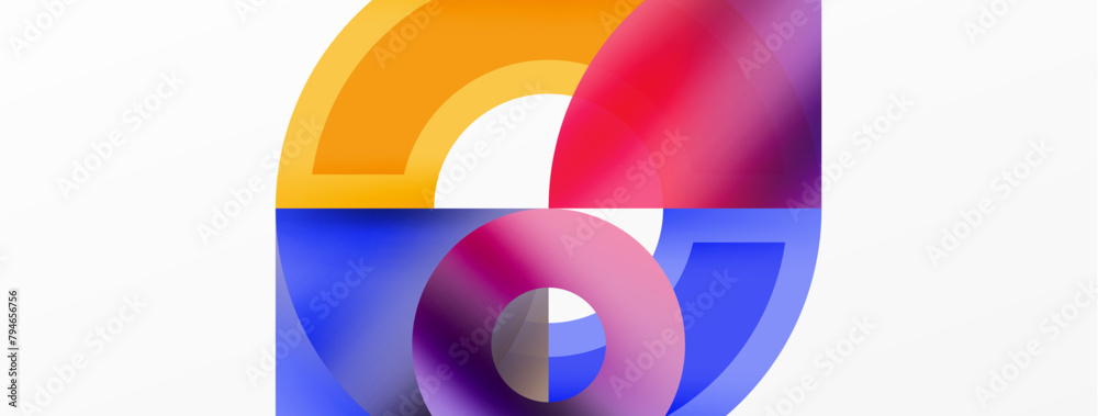 Aufkleber A vibrant logo design featuring an electric blue circle in the center on a white background. The font is in magenta, creating a bold and artistic symbol with a unique pattern