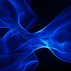 blue abstract background smoke light wave blue black motion pattern