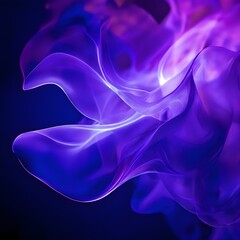 Obraz premium pulper smoke on black art backgrounds smooth