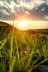 beautiful sunrise full of color to enjoy and take photographs