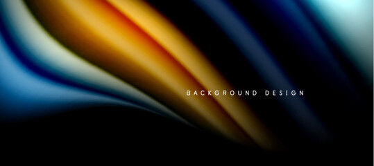 A hazy image of a vibrant wave against a dark backdrop resembling a cloudy sky at dusk. The blend of tints and shades creates an electric blue hue, evoking visions of water meeting the horizon