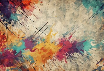 'paint chaotic background textured spots canvas strokes stylization graphic grunge abstract'