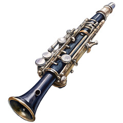 Obraz premium clarinet transparent background