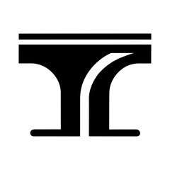  "Flyover Icon" Features A Stylized Logo That Merges Elements Of Road, Bridge, And Transport, Reflecting The Dynamics Of Highway Construction.