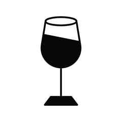 coketail icon with white background vector stock illustration