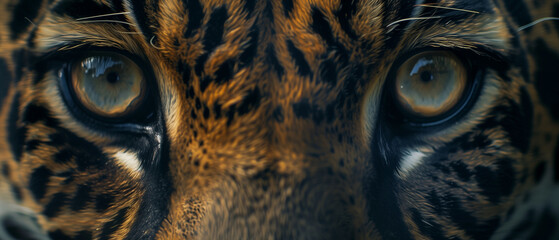 close up of Jaguar eyes - obrazy, fototapety, plakaty