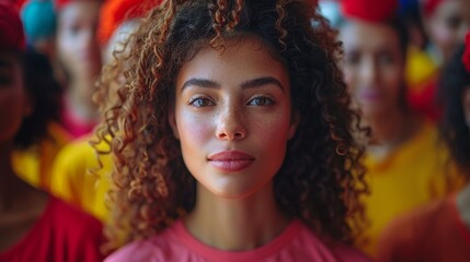Fototapeta premium A supportive community rallying behind a public figure or influencer who has been targeted by online harassment 