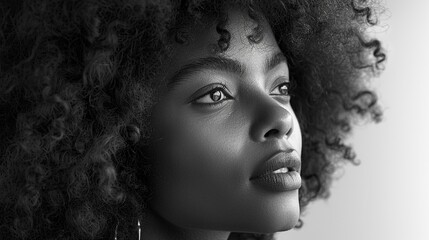 Document the journey of individuals embracing their natural hair texture and allowing it to grow freely