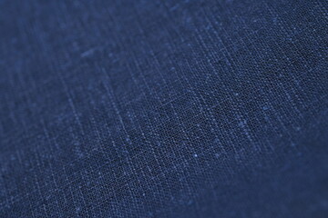 blue hemp viscose natural fabric cloth color, sackcloth rough texture of textile fashion abstract...