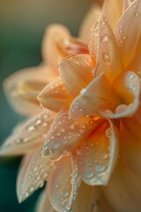 Fototapeta premium soaked flowers