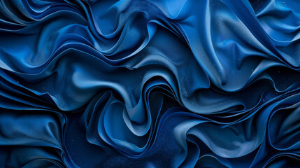 Obraz premium A flowing background texture with wavey blue ripples