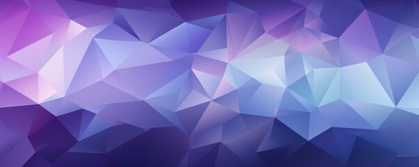 A blue and purple polygonal background.