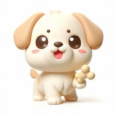 3D dog chibi