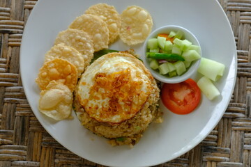 Fried rice is fried of rice and mixed with cooking oil, margarine or butter. Usually added with...