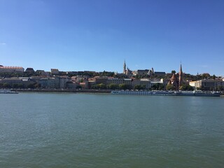 Fototapeta na wymiar Danubio river in Hungary