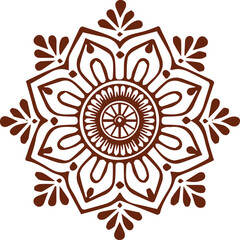 Beautiful mandala art, vector mandala design