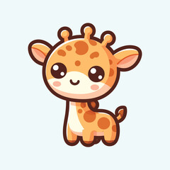 Giraffe vector illustration icon