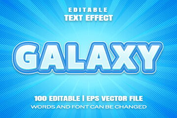 Text effects Galaxy