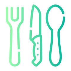 kitchenware Line Gradient Icon