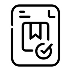 order Line Gradient Icon