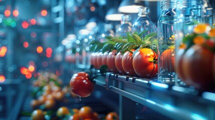 A detailed image of a food safety plan, emphasizing the importance of food safety management systems in the food industry. - obrazy, fototapety, plakaty