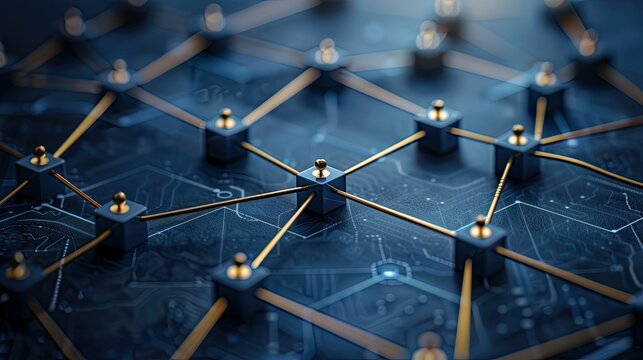 Abstract organizational chart