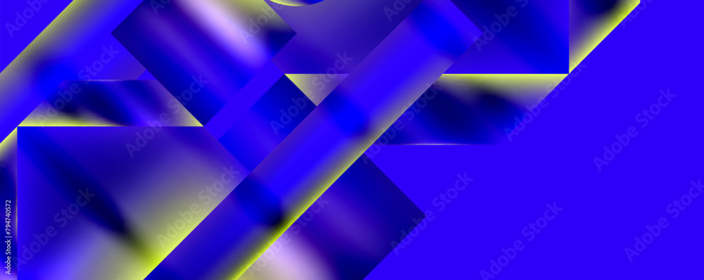 Aufkleber a computergenerated closeup image of a symmetrical geometric pattern featuring purple, violet, elect