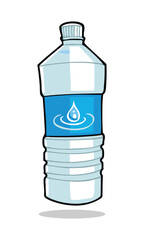Vector water bottle