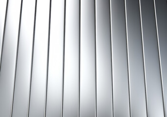 Modern Abstract Silver Parallel Stripes Pattern - Minimalist Geometric Metallic Textured Design Background