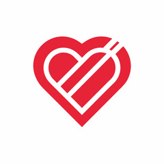 Heart Typography logo (6)