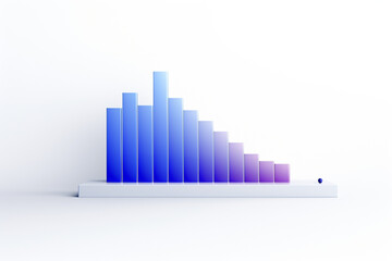 Fototapeta premium business graph with arrow