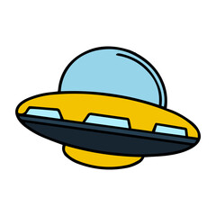 Ufo Alien Spaceship Icon