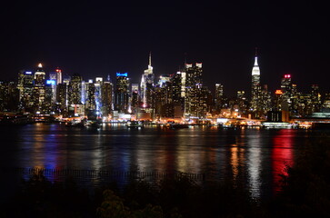 Night skyline Vancouver