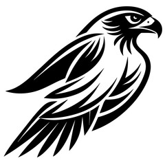 falcon silhouette logo - Vector - Vector art - Vector illustration - Vector design - Latest Vector - Ultimate Vector - Premium Vector - Vector pro - Premium illustration